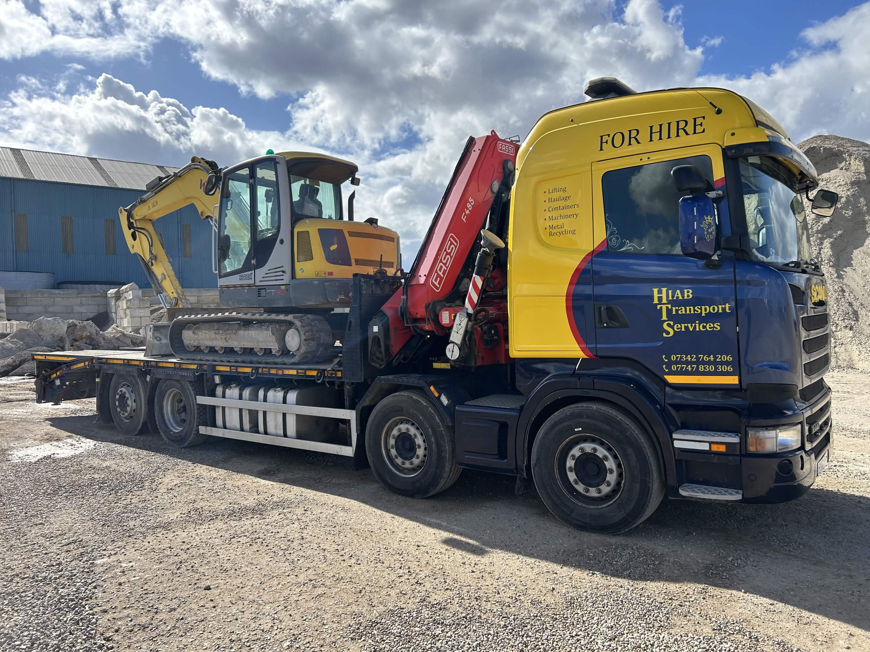 HIAB Transport Services truck